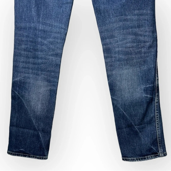 AMO Tomboy Mid Rise Cropped Ankle Jeans in High Roller 27 - Picture 6 of 10